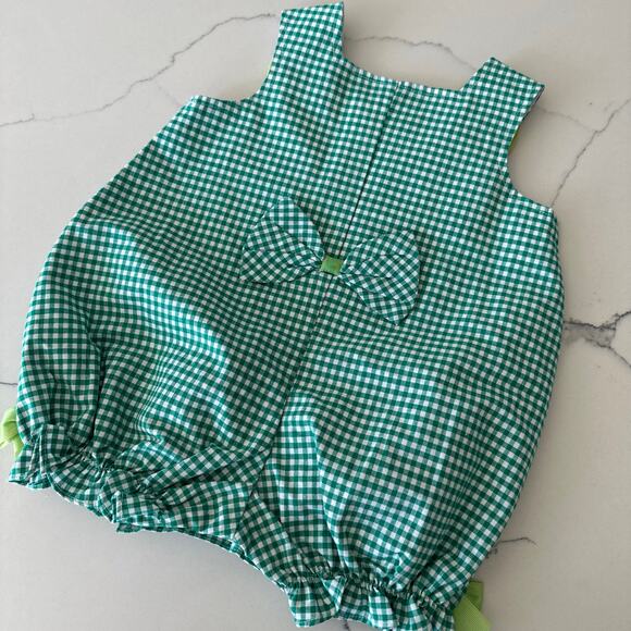 URit Watermelon Gingham Bubble Romper - 3-6 Months - Picture 6 of 7